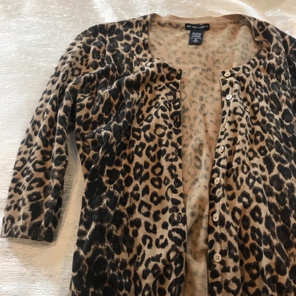 Leopard print cami / cardigan set - Picture 5 of 5